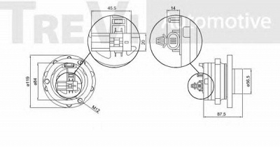 TREVI AUTOMOTIVE wb1609 -  Комплект подшипника ступицы колеса